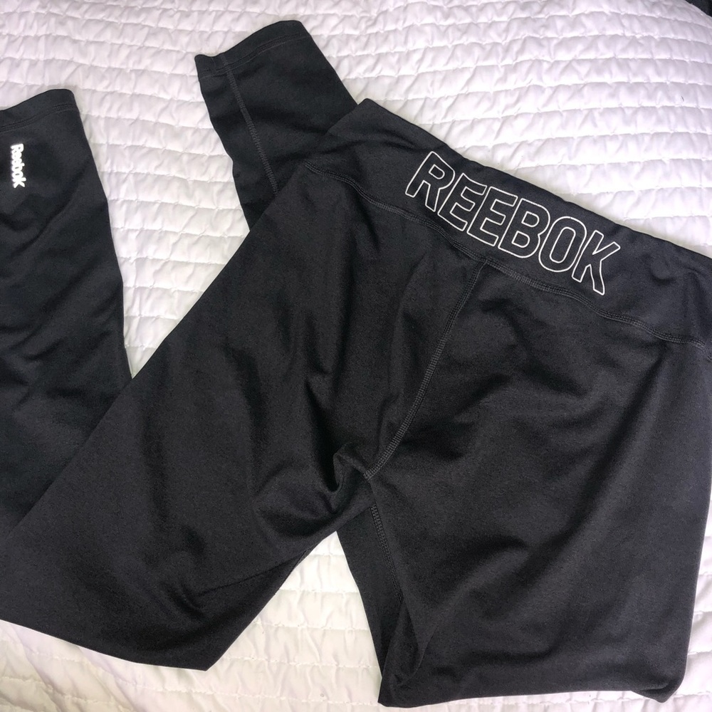 Gray Reebok Athletic Leggings